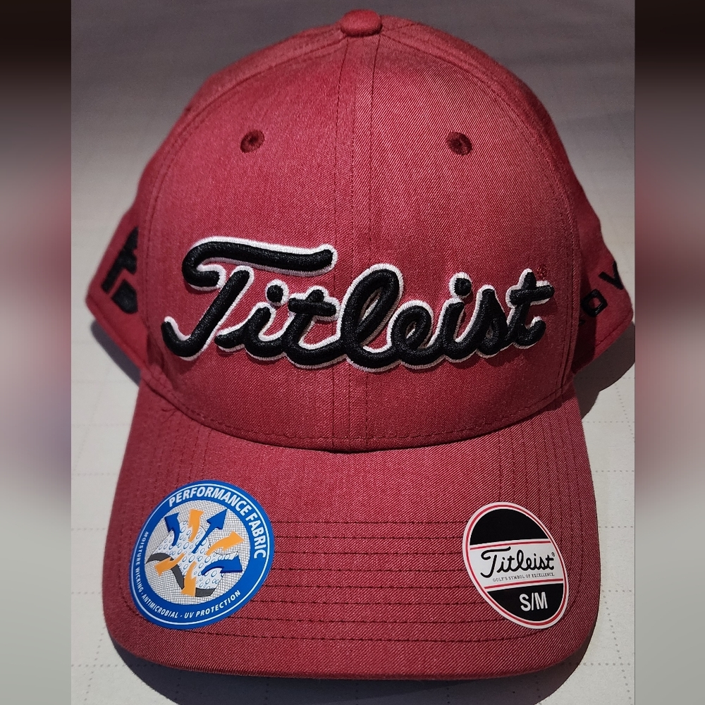 Titleist FJ FootJoy Pro V1 New Era A-Flex FlexFit Hat Cap Small/Medium S/M
